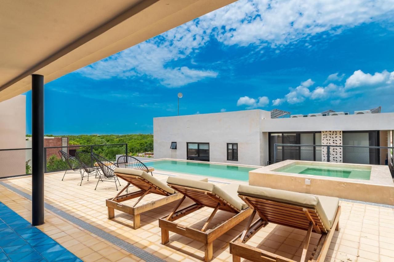 Luxury Apartament With Private Plunge Pool - Ground Floor トゥルム エクステリア 写真